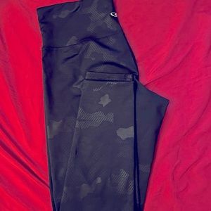 C9 by Champion high waisted full length leggings, black, large. Thick material.